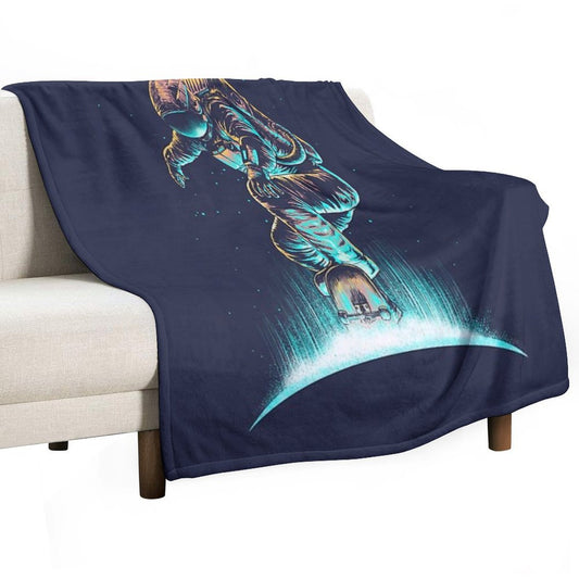 Space Grind Throw Blanket