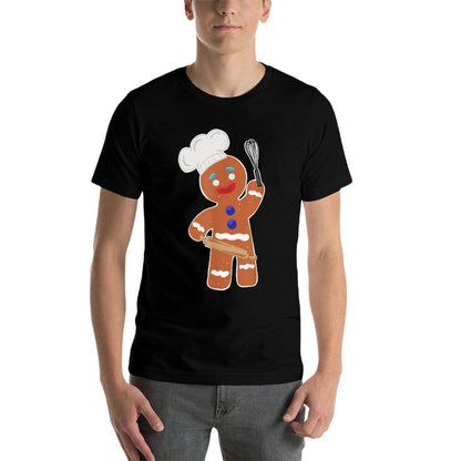Gingerbread Man Christmas Baking  Easy-care T-Shirt