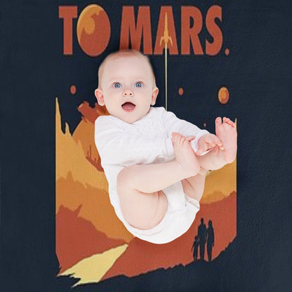 Welcome to Mars Throw Blanket