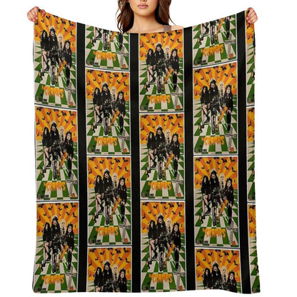 The Cramp's Halloween Throw Blanket