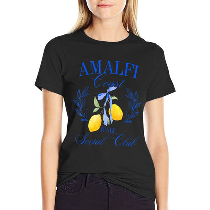Italy Gift For Her Amalfi Coast Italy Sorrento Capri Lemons T-Shirt