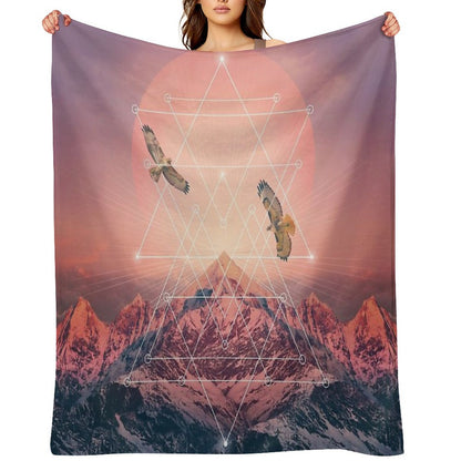 Find The Strength To Rise Up Throw Blanket