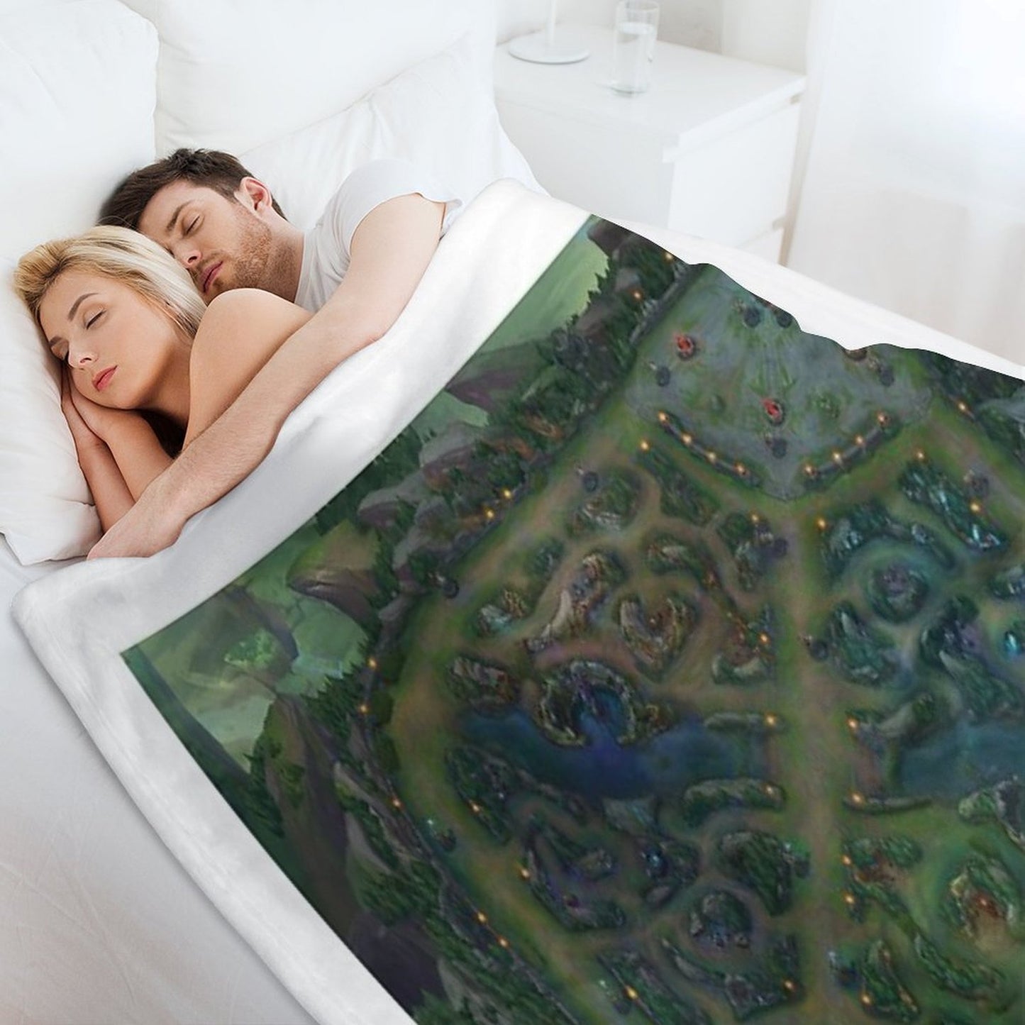 Summoners Rift Throw Blanket