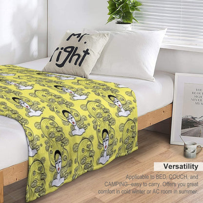 Lemon Grass Throw Blanket