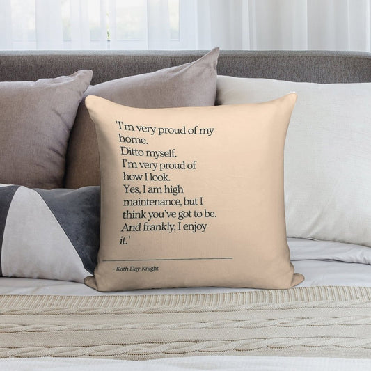 High Maintenance - Kath And Kim Soft Anti-Pilling Throw Pillow