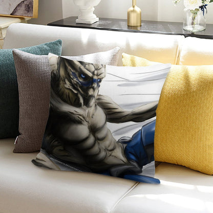 The Best Space Boyfriend -- Garrus Soft Ultra-Soft Texture Throw Pillow