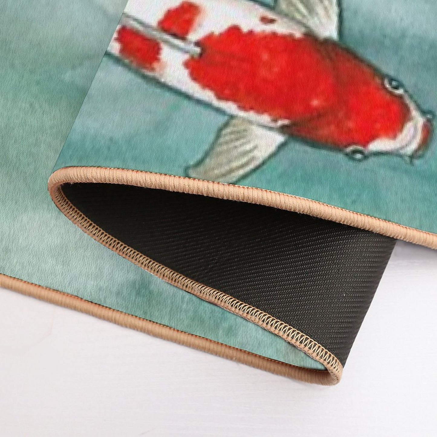 Le Ballet Des Carpes Koi Bath Mat