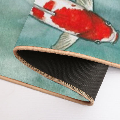 Le Ballet Des Carpes Koi Bath Mat