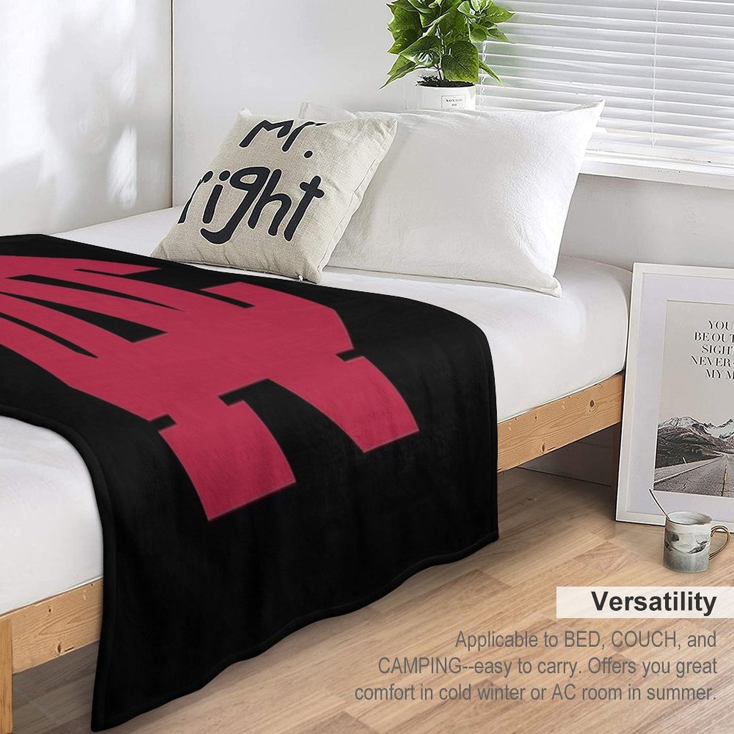 North Central College Throw Blanket