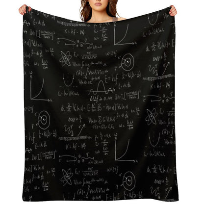 Quantum Physics Throw Blanket