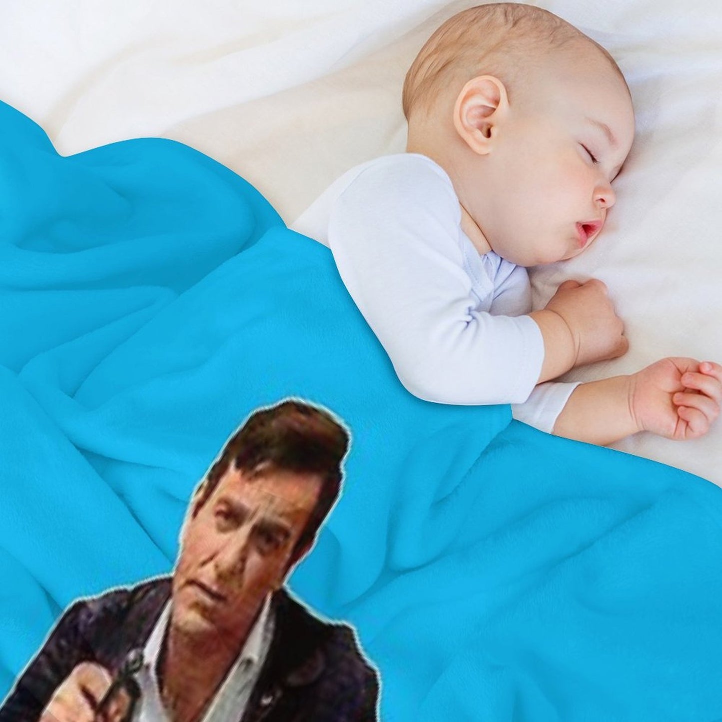 Mannix Retro Vintage 60s 70s Tribute Throw Blanket