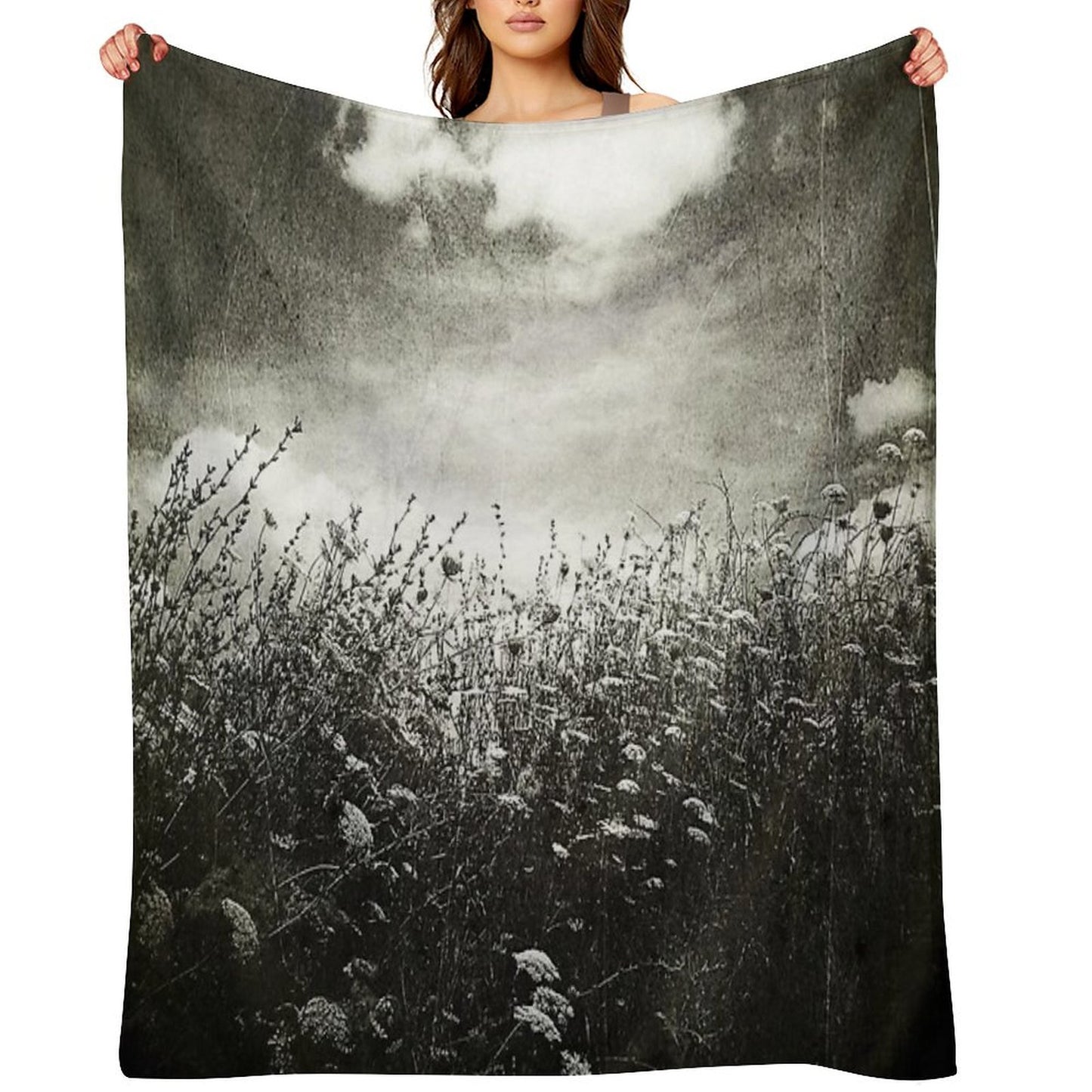 Counting Flowers Like They Were Stars Throw Blanket