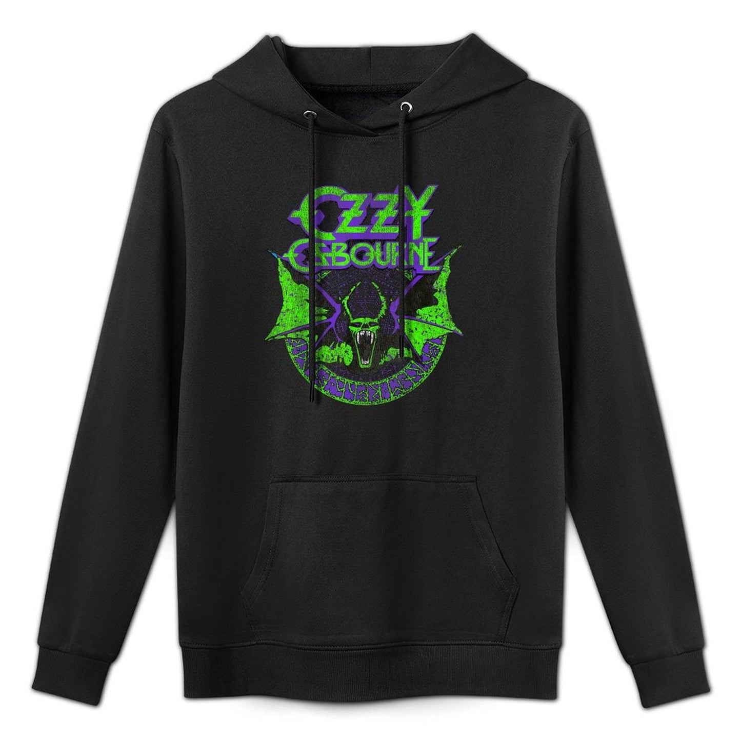 Ozzy Osbourne – Bat Circle Neon V2 Easy Care Hoodie