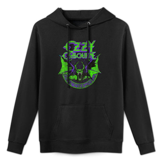 Ozzy Osbourne – Bat Circle Neon V2 Easy Care Hoodie