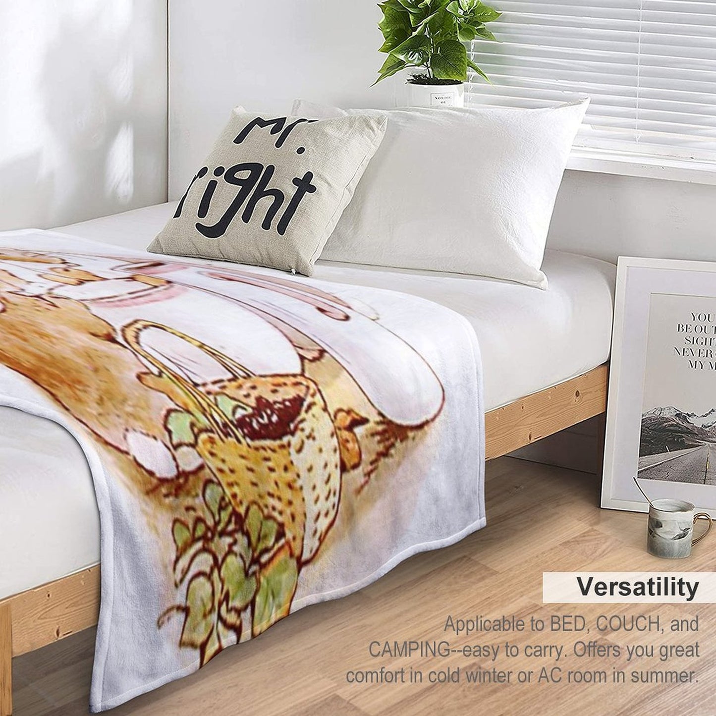 Flopsy, Mopsy And Cottontail Throw Blanket