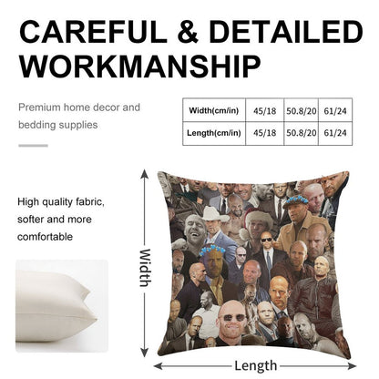 Jason Linen Throw Pillow Cover