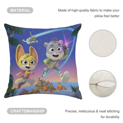 The Creature Cases Linen Throw Pillow Cover