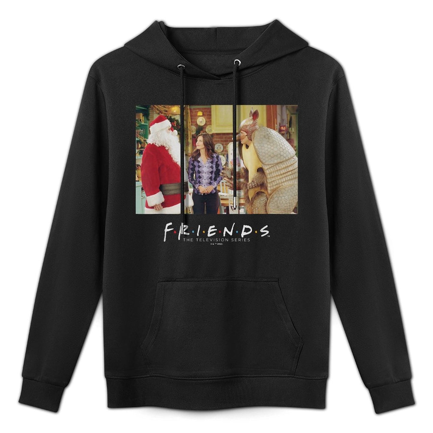Friends Christmas Armadillo Shrink-Resistant Hoodie