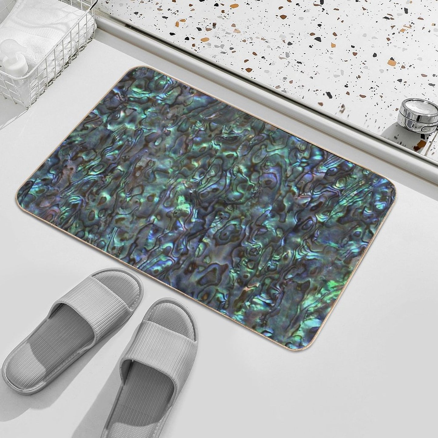 Abalone Shell  Paua Shell  Seashell Patterns  Sea Shells  Natural Bath Mat