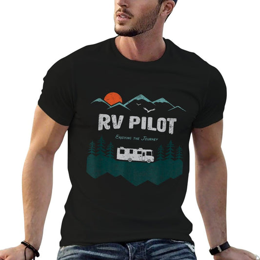 RV Pilot Camping Shirt Motorhome Travel Vacation Gift T-Shirt