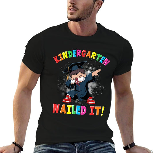 Kindergarten Graduation 2025 Boys Kids Dabbing Graduation T-Shirt