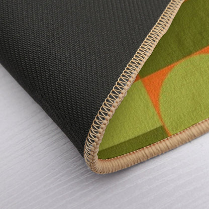 70's Retro Colors Mid-Century Modern Bath Mat