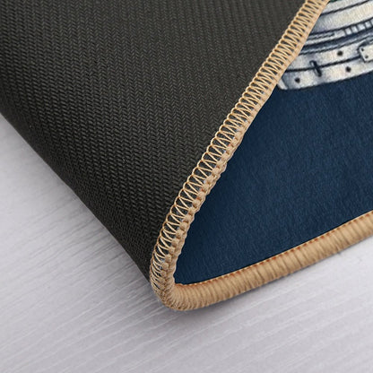 Spaceship  Toxin-Free Bath Mat