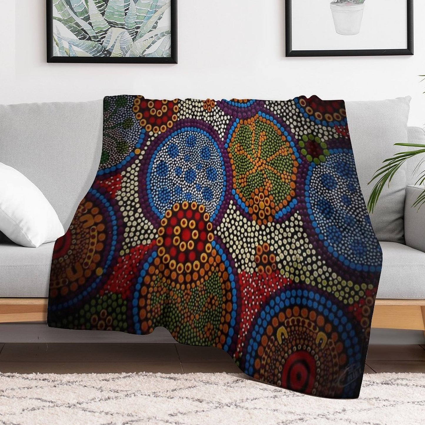 THE BIG CLAN GATHERING Throw Blanket