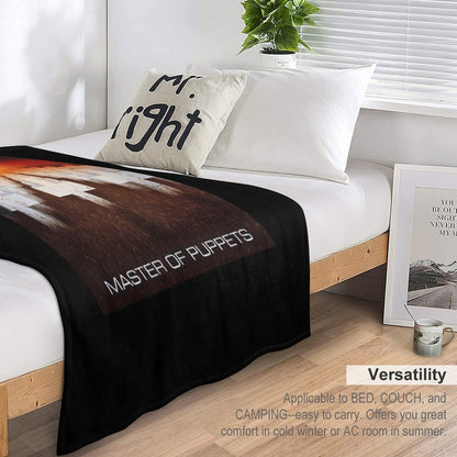 Master Of Puppets (Hq) Classic Throw Blanket