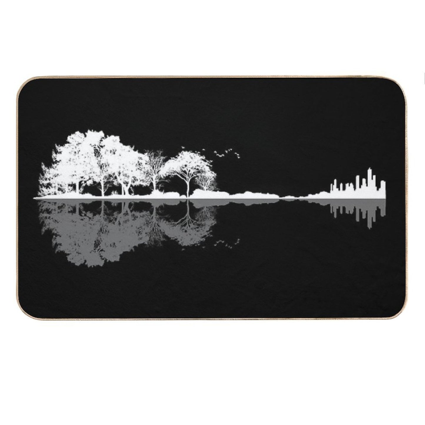 Nature Guitar Bath Mat