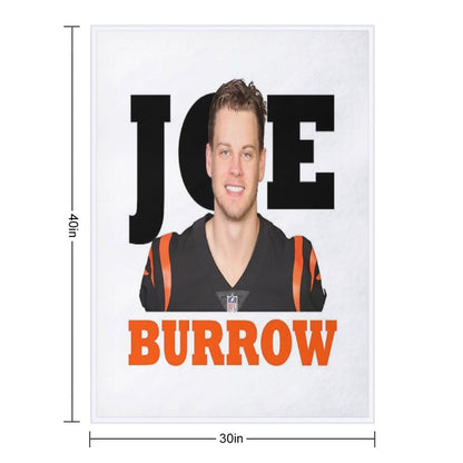 Joe Burrow Bengals Football Throw Blanket