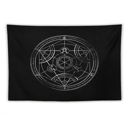 Human Transmutation Circle - Chalk Tapestry