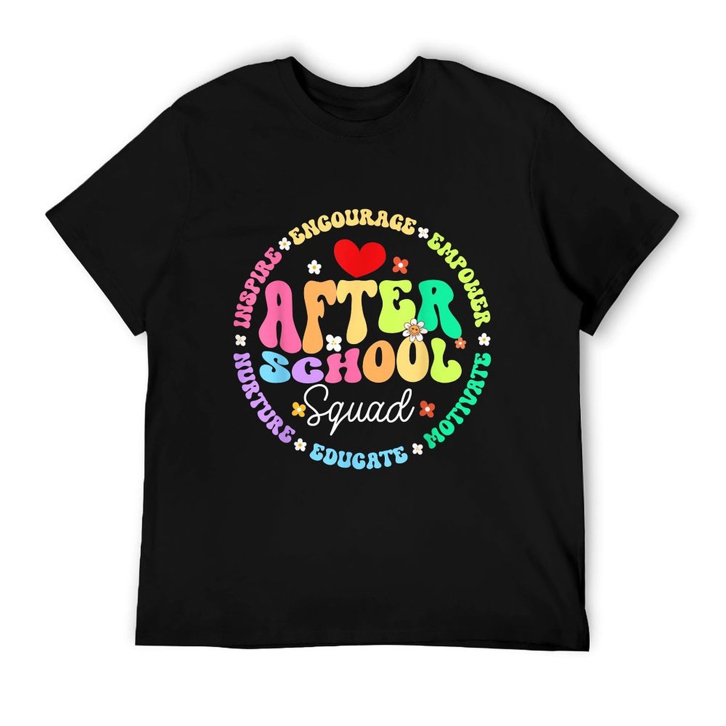 Groovy After School Squad After School Program Staff T-Shirt