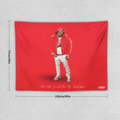 I Just Got A Lot On My Shoulders Tapestry
