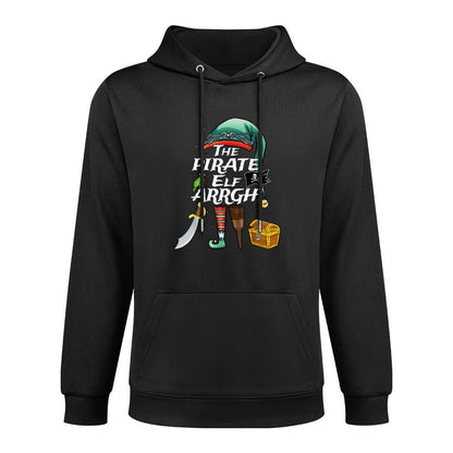 The Pirate Elf ARRGH Matching Family Christmas Pirate Versatile Streetwear Hoodie
