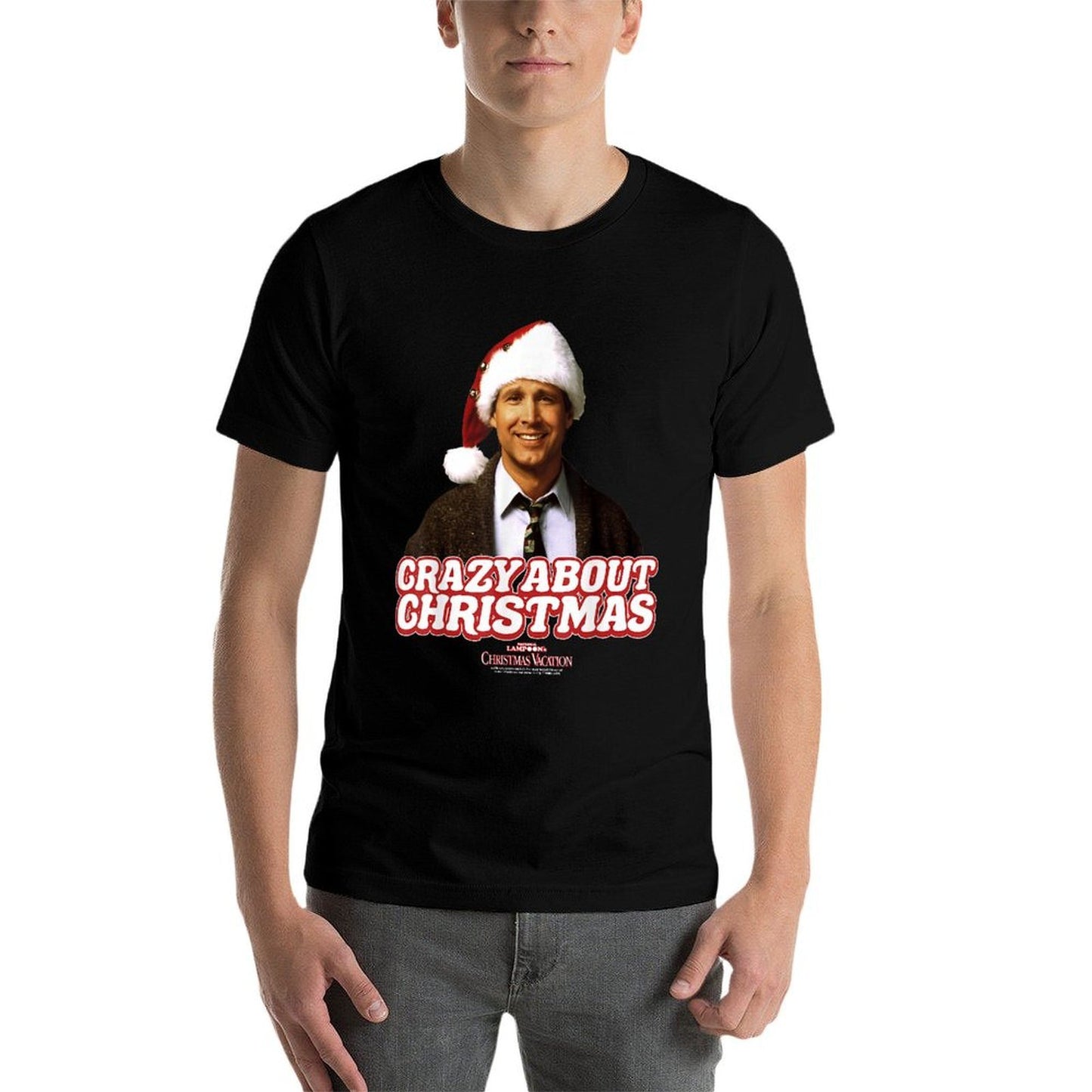 National Lampoons Christmas Vacation Crazy About Christmas  Summer-ready Fabric T-Shirt