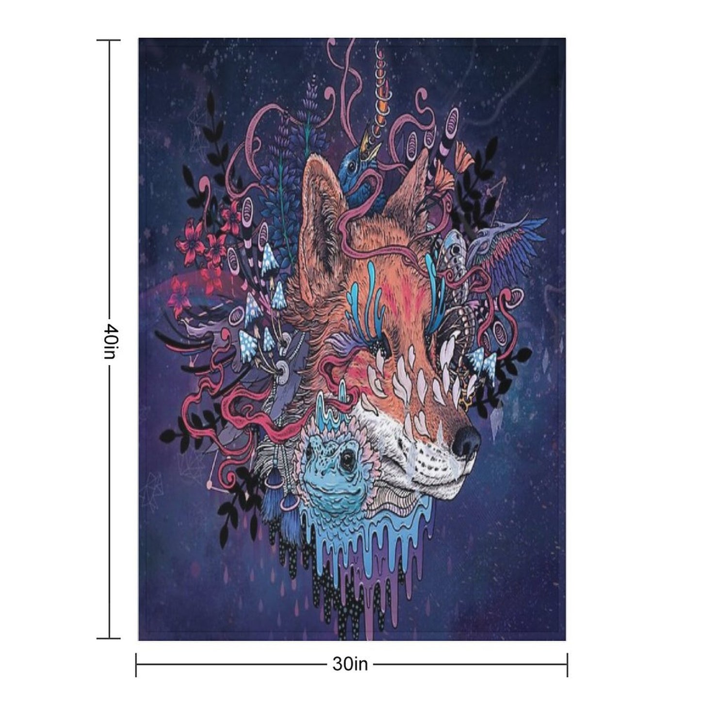 Envoy (Kitsune) Throw Blanket