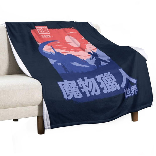 MHW Nargacuga Throw Blanket