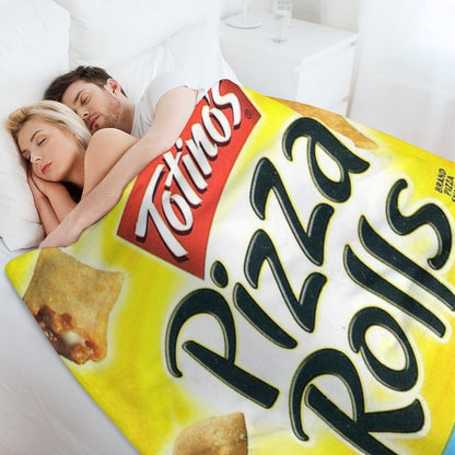 Pizza Rolls Combination Throw Blanket