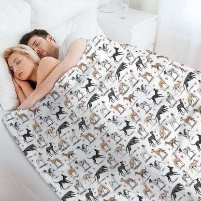 Greyhounds Throw Blanket