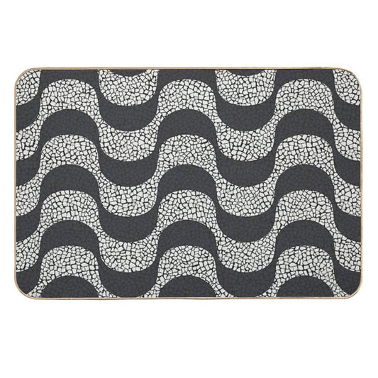 Walk The Streets of Rio Copacabana Sidewalk Theme  High-Traffic Bath Mat