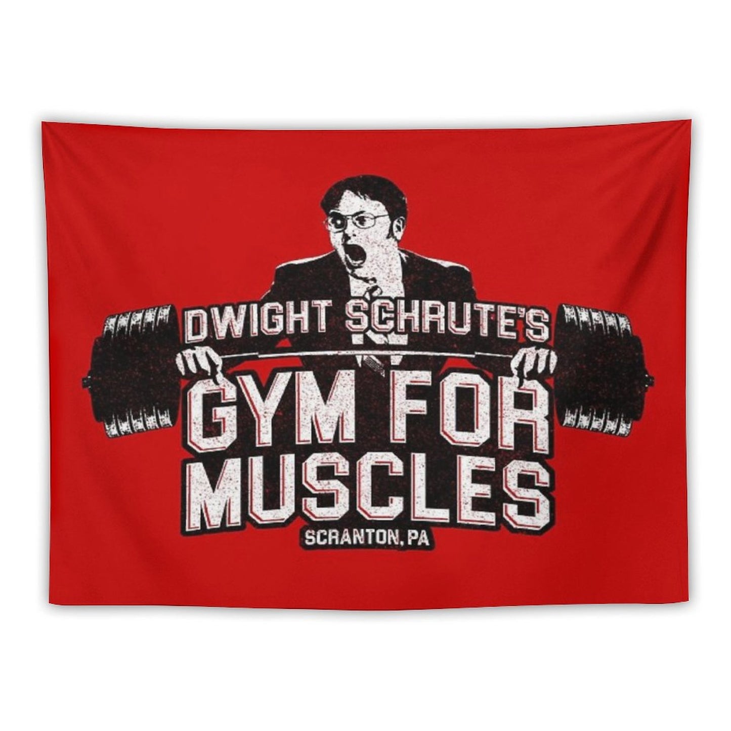 Dwight Schrute's Gym For Muscles Tapestry