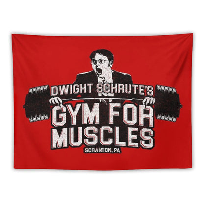 Dwight Schrute's Gym For Muscles Tapestry