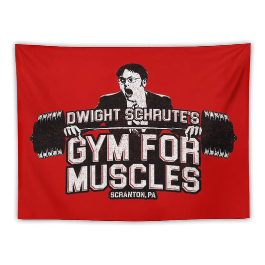 Dwight Schrute's Gym For Muscles Tapestry