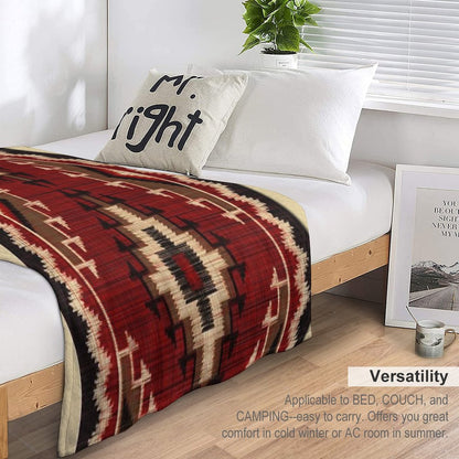 Navajo PATTERNS TRIBAL ETHNIC Throw Blanket