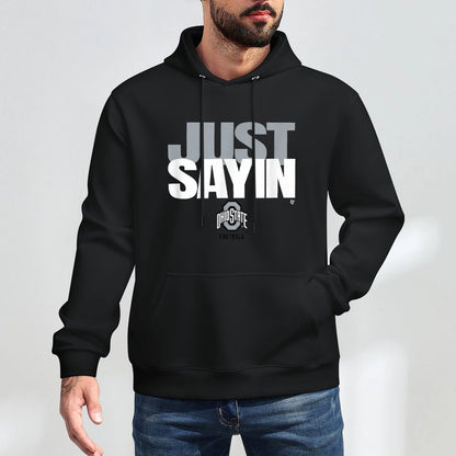 Julian Sayin - Just Sayin (Red) - Ohio State Football Versatile Streetwear Hoodie