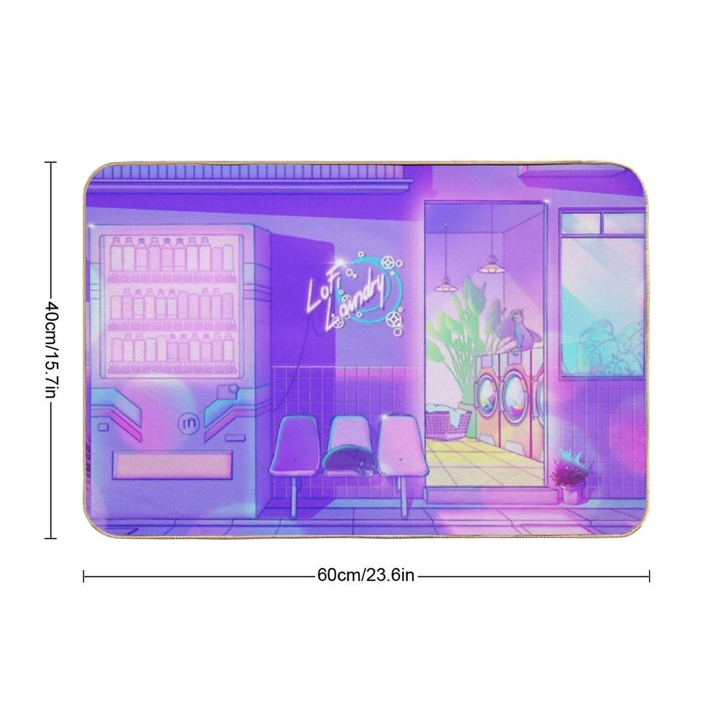 Lofi Laundry Bath Mat
