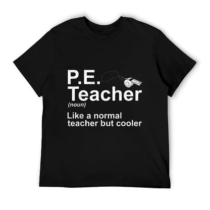 Cool PE Teacher Art For Men Women Physical Education Teacher T-Shirt