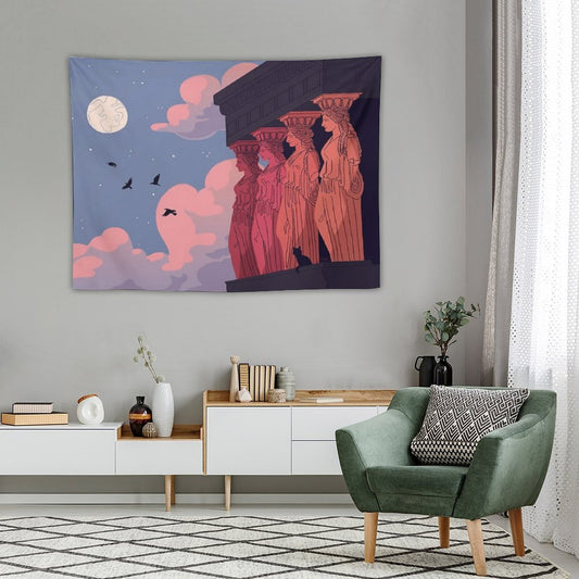 Caryatids at Dusk Tapestry