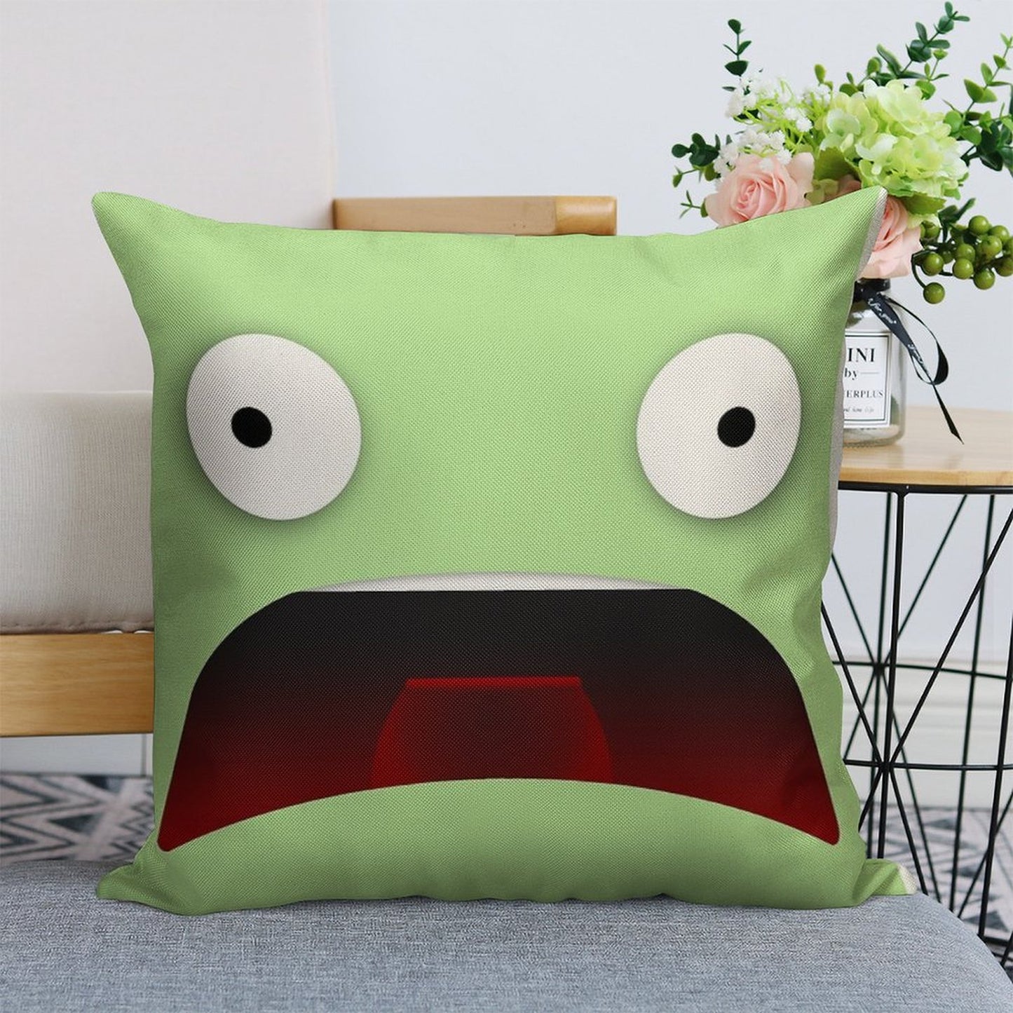 Kerbin, We Have A Problem! Linen Throw Pillow Cover